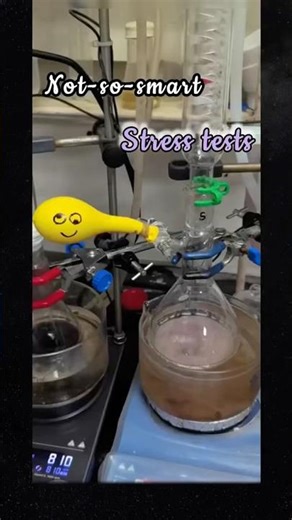 A stress test that wasn’t very effective 💆‍♂️ #lvdalab #sciencelab #experiment #lab #laboratory