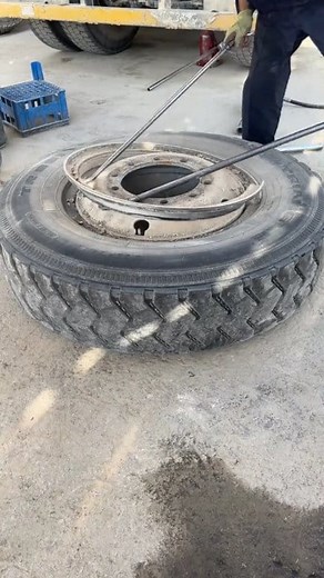 16K views · 28 reactions | #tyre #mechanic #truck #shorvideo #repair Truck tyre open range ‎ Original video by @sk.tyre.mechanic ‎Posted with permission ✅ ‎ | TyreFix-YounasK | Facebook