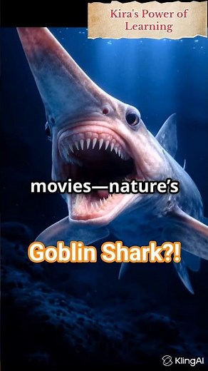 Goblin Shark Comes Alive 😱 Deep Sea Monster| Realistic Ocean Predator #facts #oceanlife #wildlife