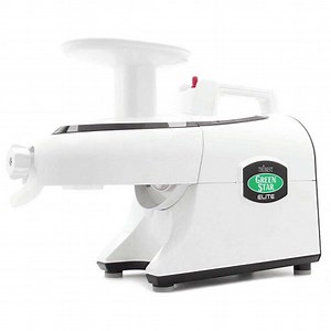 Green Star Elite GSE-5000 Twin Gear Slow Juicer in White