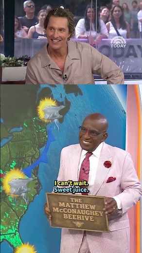 Matthew McConaughey Gets Gift From Al Roker