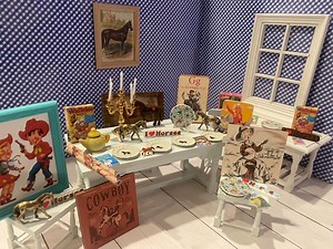 Miniature Horses, Dollhouse Horse Items, 1:12, Horse Figures, Plates, Western Art, Books, Wrapping Paper, Toy Horses, Word Art, Cereal Boxes - Etsy