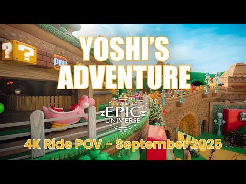 Yoshi’s Adventure FULL POV – Super Nintendo World | Epic Universe 2025