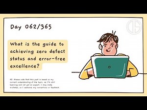 What is the guide to achieving zero defect status and error free excellence?