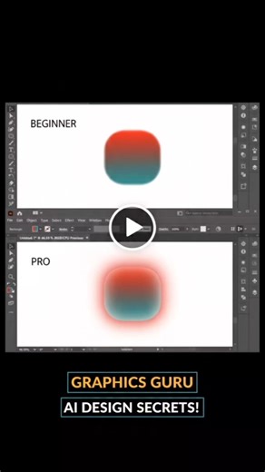 STOP Making This Illustrator Blur Mistake! 🚫.Mastering Gaussian Blur in Illustrator