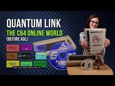 Quantum Link: The Forgotten Online Service That Became AOL! (C64 History)