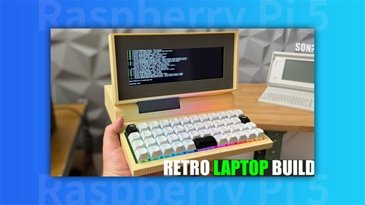 制作复古灵感的 Raspberry Pi Zero 笔记本电脑