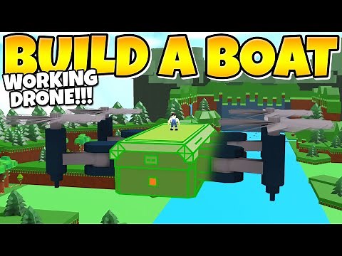 REMOTE CONTROLLED DRONE In Build a Boat! *Insane!*