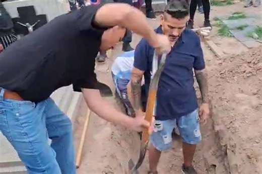 Mourners forced to dig grave after bungling cemetery workers make it too short