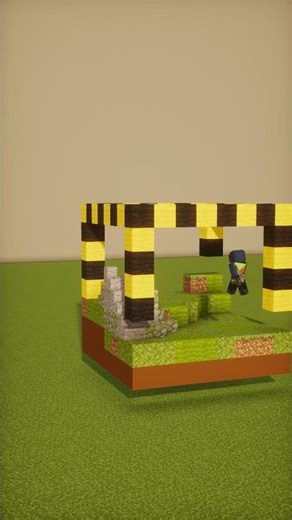 8x8 Build Challenge #minecraft #minecraftshorts #minecraftbuilding #challenge