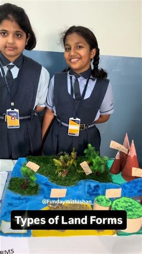 Types of Landforms Model | Landforms Science Project | Mountain Plateau Plain | Science Exhibition