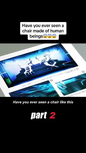 Have you ever seen a chair made of human beings#anime #animationcommentary