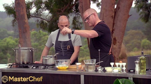 How to create the perfect scrambled eggs, according to Heston Blumenthal. 👌 | MasterChef Australia