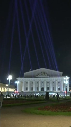 👀💎The Art in the Sky by High Powered Lazers | Digital🚿Rain vs Quantum Pulse #travel #asmr #explore