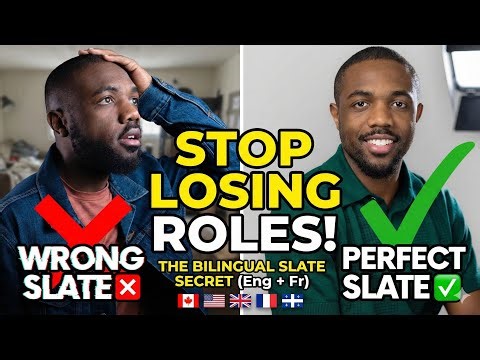 The Slate That Changed My Career (Bilingual Demo),slating in English and french.