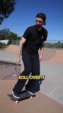 How to Ollie over the A- Frame at the skatepark. #skateboarding #skate