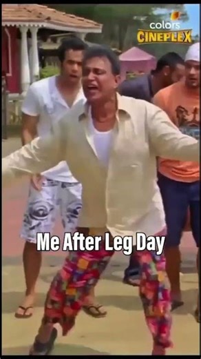 “Workout planned ❌Comedy happened ✅Calories confused 🤡”#viral #gym #funny #legday