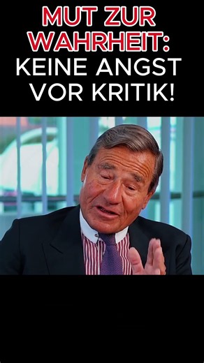 Wolfgang Grupp: „Mut zur Wahrheit – keine Angst vor Kritik!“