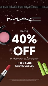 ¡Esto no es un simulacro! 🔥 Por tiempo limitado encuentra hasta 40% OFF* y añade M·A·C a tu rutina. 😍 | M·A·C Cosmetics