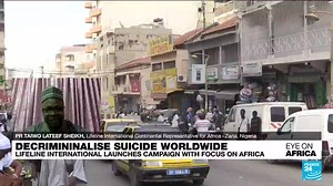 溺Mental health campaigners have scaled up their push to decriminalise #suicide on the continent. Accross #Africa there are at least 11 countries where it remains a crime. Dr Taiwo Lateef, the african coordinator for #Lifeline international is giving us insights ⤵️ | Eye on Africa - France 24 | Facebook
