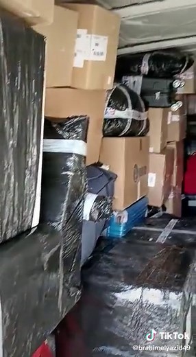 Cardboard Boxes and Suitcase Packing Process