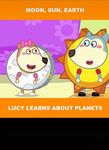 Wolfoo Sun and Lucy Moon - Children Cartoon about 2 Kids