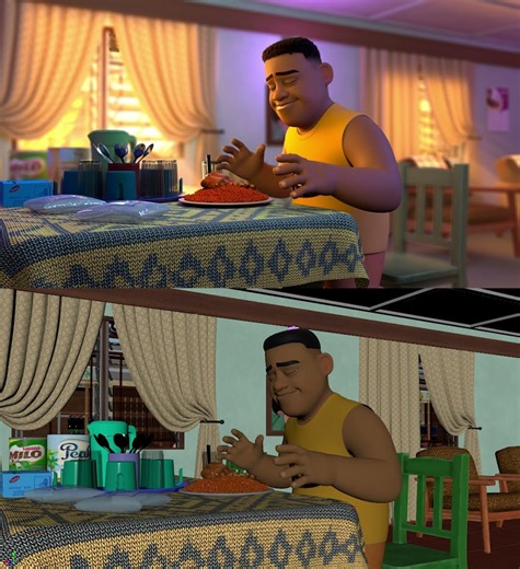 Ojo & Ebuka – Jollof Pallava Rendered Vs Playblast