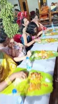 Ankitha reception program.