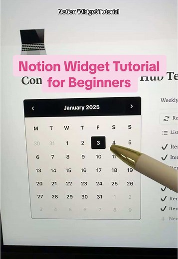 Add Widgets to Your Notion Templates Easily