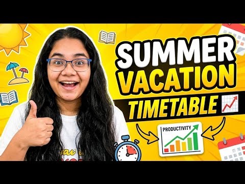 Topper time table #topper#summervication