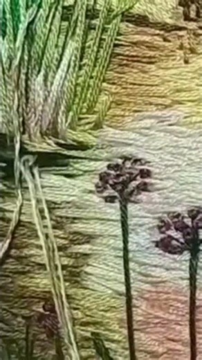 Hand Embroidery Landscape "Evening". PDF pattern + Guide + Youtube tutorial