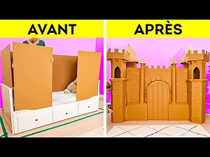 Créations en carton : Idées de décoration intérieure à partir de déchets