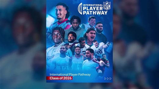 NFL International Player Pathway program announces Class of 2026 'GMFB'