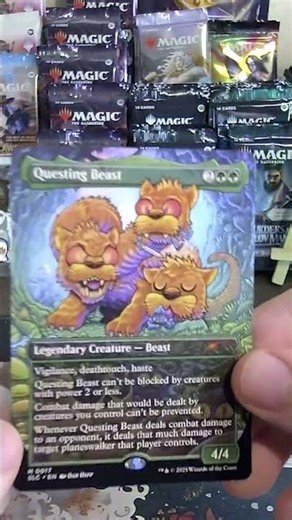 Day 13 Pulled the Questing Beast #adventcalendar #mtg #magicthegathering