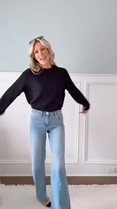 21K views · 204 reactions | This has been one of my go-to fall outfits lately. The cashmere sweater feels so soft and looks way more expensive than it is, which makes it even better. I’ve been reaching for it nonstop with these light-wash jeans. Comment “CASHMERE” for outfit links! | Beauty of a Boy Mom | Facebook