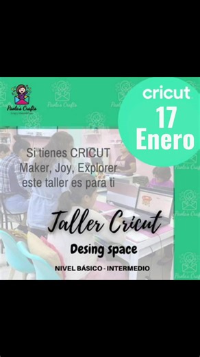 ✨ ¡Empezamos el 2026 como lo pediste! ✨ Aprende a usar tu plotter de corte Cricut y sácale el máximo provecho, desde el modelo más pequeño hasta el más grande 💥 👩‍🏫 Taller con maestra experta en Cricut 🚀 Emprende sin miedo y convierte tu máquina en tu negocio 📍 Taller presencial: Sábado 17 de enero 💻 Taller online: 20 de enero ⏰ Cupos limitados 🎁 Descuento especial si compraste tu plotter con nosotros 📲 Informes e inscripciones WhatsApp: 902 137 765 ✨ Aprende, crea y emprende 👀 Síguenos