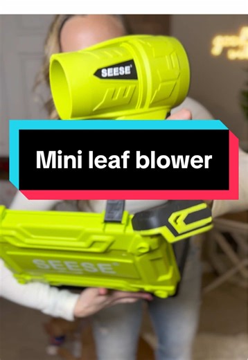 This mini blower is perfect for campers and smaller areas #miniblower #minileafblower #outdoortools #campingessentials #turbojetblower