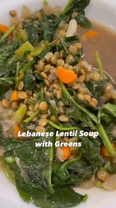8.9K views · 68 reactions | lebanese lentil soup with greens  | The Lemon Bowl | Facebook
