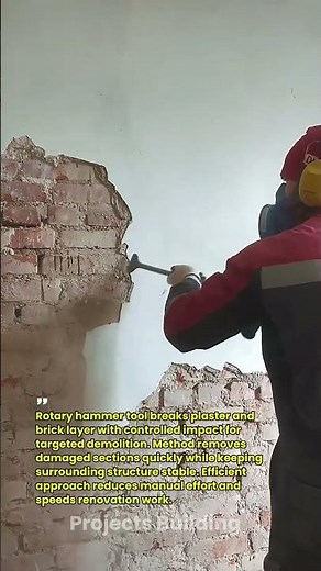 Wall Demolition Technique That Removes Brick Fast and Clean