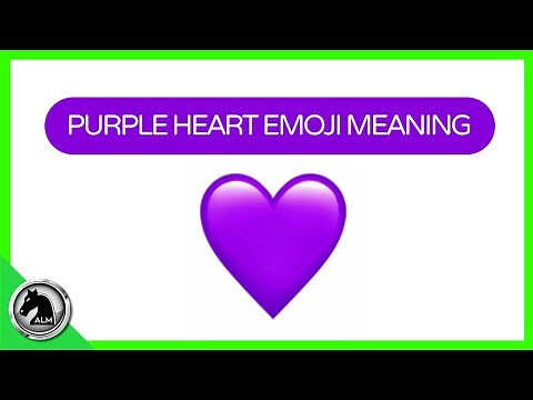 💜 PURPLE HEART Emoji MEANING 💜 [Never Miss Another Emoji Meaning]