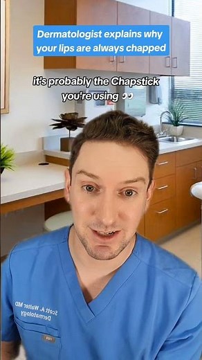 WHY you are ADDICTED to your CHAPSTICK according to a dermatologist! #chapstick #chappedlips #lips