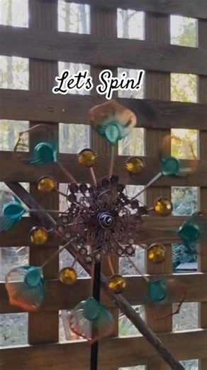 Pinwheel Paradise Spinner! 🌀 The Ultimate Rotating Metal Yard Art for Home & Garden #windspinner