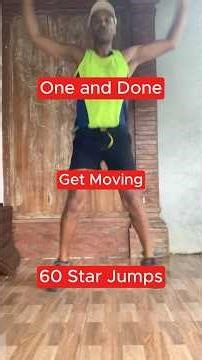 Functional Fitness for Men 40+ Star Jumps Count along for reps.