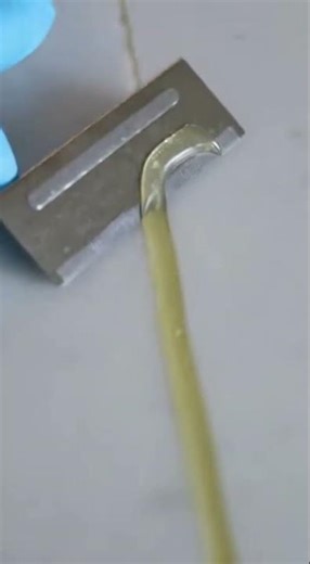 Repairing cracked marble.