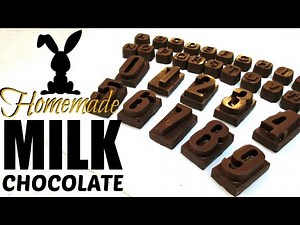 Homemade Milk Chocolate - Easy recipe using Silicon molds - PoorMansGourmet