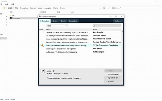 Processing库的两种安装方式