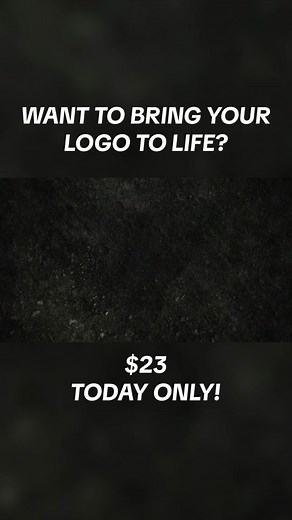 Let us animate your logo! $23 TODAY ONLY. Over 700  positive reviews. Visit our website www.logoanimators.com for more info or to place an order! #smallbusinesstiktok #logoanimators #logoanimation #blackfridaysale #smallbusinessowner