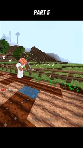 I Built My First Farm to Survive! 🌾 Minecraft Survival Part 5 #shorts #minecraft #viral