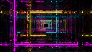 Loop Colorful Tunnel