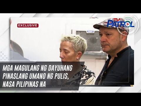 Mga magulang ng dayuhang pinaslang umano ng pulis, nasa Pilipinas na | TV Patrol